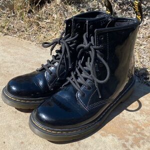 Dr. Martens 1460J combat boots size 5 ladies patent leather grunge y2k retro